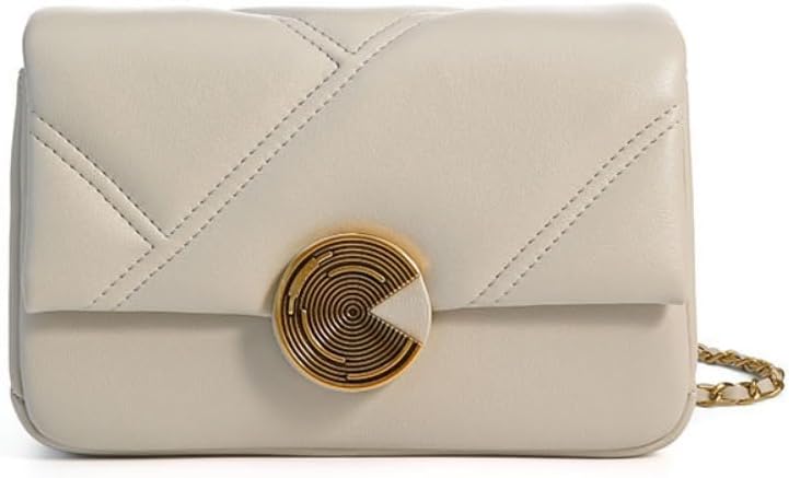 新しい牛革レディースバッグダイヤモンドチェーンバッグレディースハイエンドニッチショルダー本革メッセンジャーバッグ