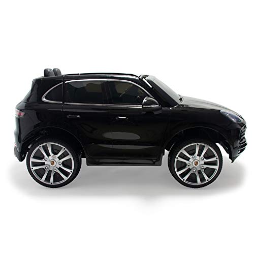 INJUSA - Elektroauto Porsche Cayenne, Batterie 12V, für Kinder von 3 bis 5 Jahren, mit Gaspedal, Fernbedienung, 2… – Bild 3
