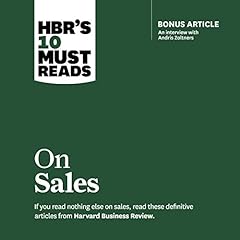 Couverture de HBR's 10 Must Reads on Sales