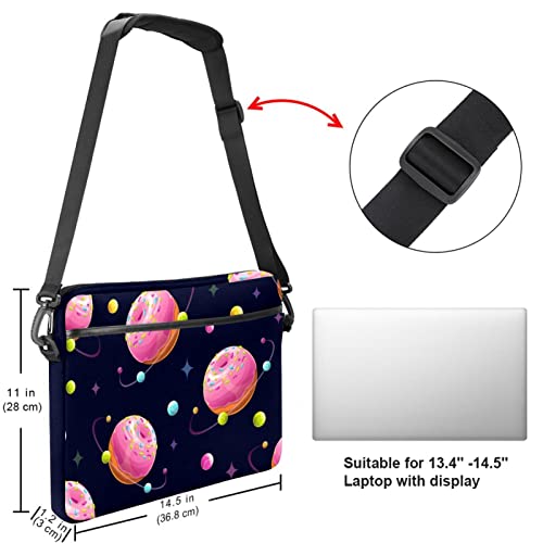 Funda bandolera para portátil: protección acolchada y bolso resistente multicolor 5
