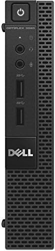 Dell OptiPlex 3020 Micro Desktop, Intel Core i5-4570S, 8GB RAM, 256GB SSD - 80101289214 (Renewed)
