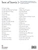 The Best of Bowie: Songbook for Piano/Vocal/Guitar | Artist Collection Sheet Music Book for Students Teachers and Fans | Intermediate Rock Arrangements with Lyrics Chord Boxes Performance Notes #5