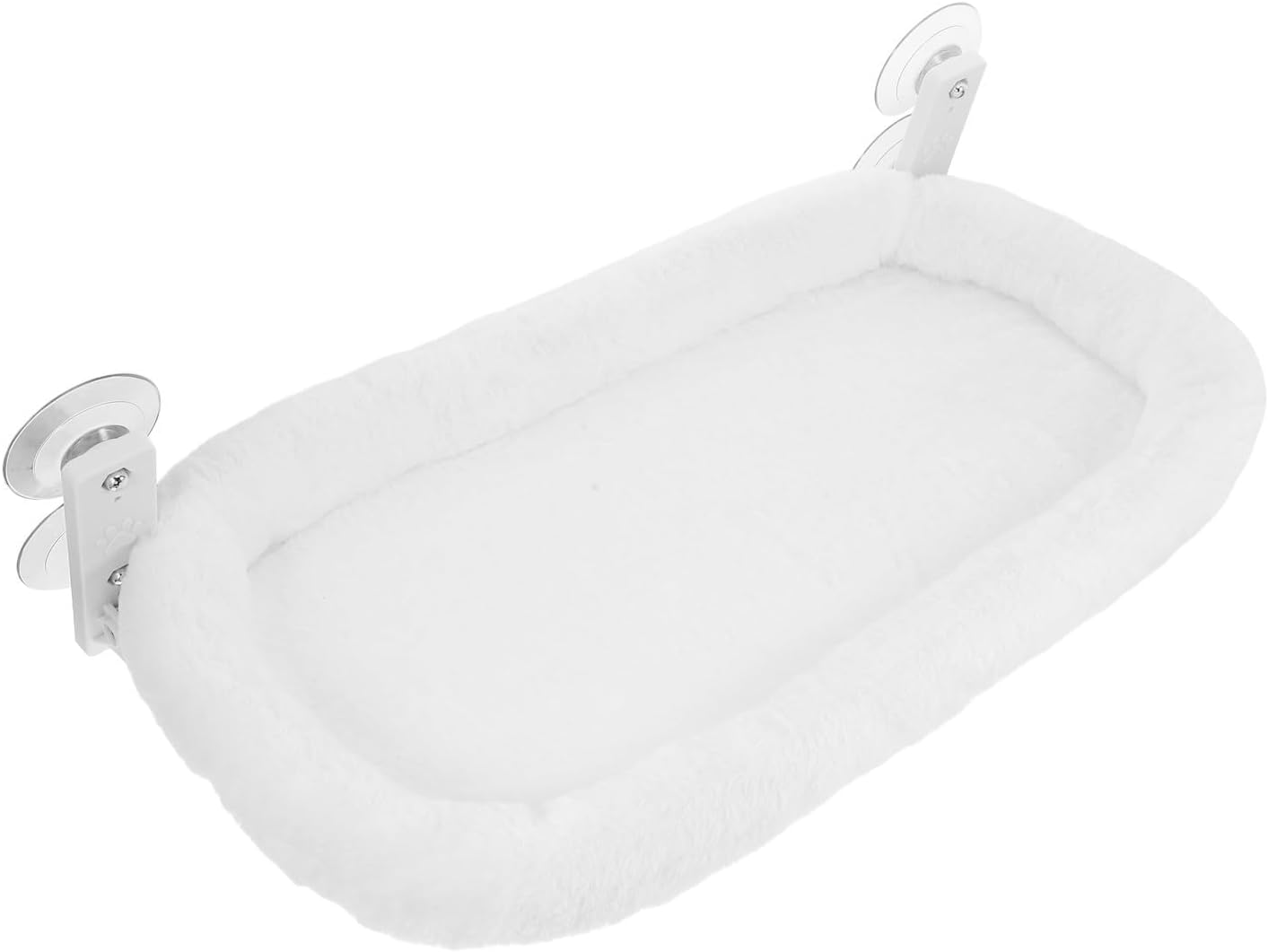 Luxshiny Hanging Cat Bed Window Hammock with Suction Cups for Indoor Cats and Kittens, Comfortable Abs and Cotton Material Balcony Perch, Space-Saving Window Mounted Resting Spot for Small