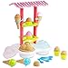 KreativeKraft Sabbia Magica per Bambini, Gelateria Giocattolo con Formine E Sabbia Modellabile, Giochi da Esterno per Giardino, Spiaggia
