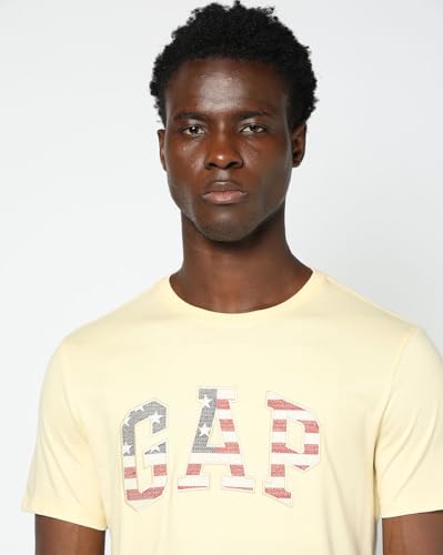 Image of Gap Men Slim Fit Short Sleeves Crew Neck T-Shirt