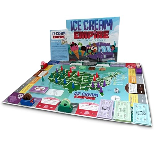 Ice Cream Empire, juego de mesa educativo y estratégico miniatura 2