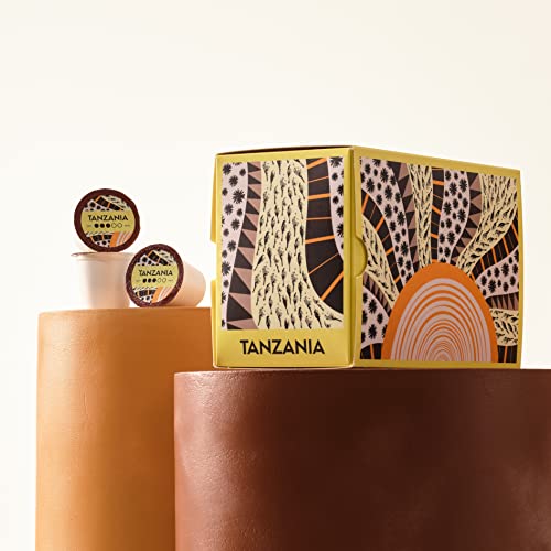 Atlas Coffee Club - Light/Medium Roast K Cup Pods - Tanzania, Guatemala, And Nicaragua 100% Recyclable, Premium Single Origin Coffee For K Cup 1.0 & 2.0 Brewers, 24Ct Box #TOP7