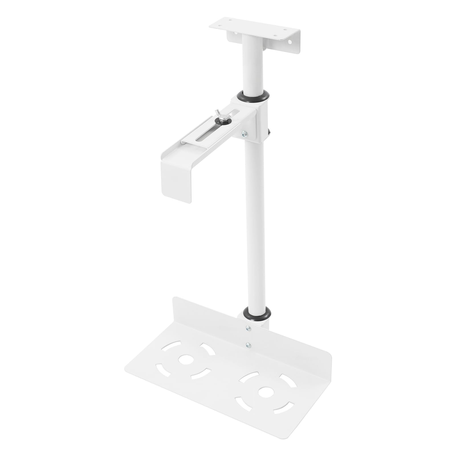 Support PC sous table pour libérer l'espace au sol et éviter la poussière
