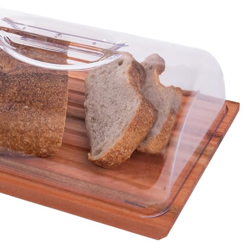 Tábua Migalheira de Corte Porta Pães e Bolos com Cupula Essence