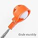 Kakalote Golf Ball Retriever, Portable Telescopic Scoop Saver Pick Up Golf Ball Grabber Pick Up with Locking Clip(Orange/80inchs)