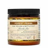 Forest Prana Pine Pollen and Nettle Root Elixir Powder – Sustained Support – Single Origin Pine Pollen – Vegan, Gluten-Free, & Non-GMO – 70 Gram Jar