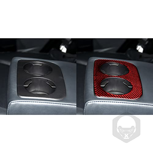 Panel Portavasos Trasero de Fibra de Carbono para Subaru Forester miniatura 4