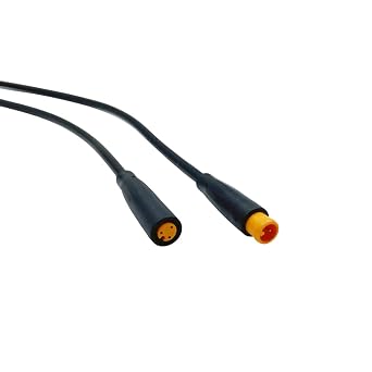 M6 3Pin Waterproof Male & Female Pigtail Cable Set 1 Pair,Ideal for LED Lighting,Outdoor Electronics,Cars,Shared Bike Power/Signal Transmission25cm+25cm