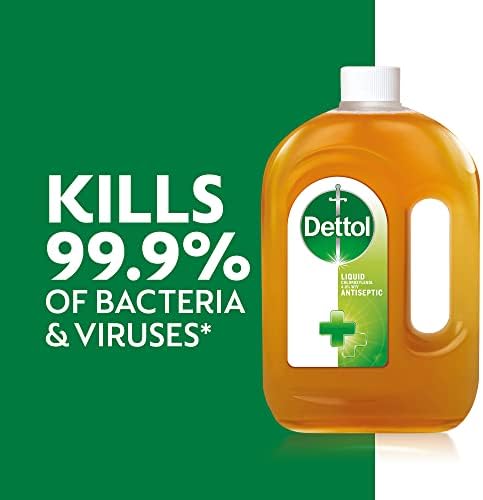Dettol Original Liquid Antiseptic Disinfectant for First Aid, 750ml
