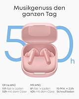 soundcore P31i by Anker, adaptives Noise Cancelling in Echtzeit, Hi-Res Sound, kabellose Bluetooth-Kopfhörer, Übersetzungskopfhörer, 50h Spielzeit, kabellose Bluetooth Earbuds (Rosa) – Ansicht 6