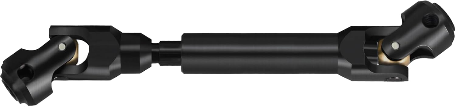 104mm CVD Drive Shaft Stainless Steel Center Drive Shaft for 1/10 RC Crawlers,for TRX4, Axial, SCX10, Capra, REDCAT GEN8, Heavy-Duty Upgrade Driveshaft with Brass Beads (104mm-143mm)