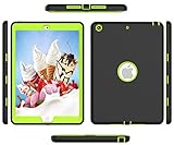 Ipad 3 Generation Case, Ipad 4 Gen Case, High-Impact Shock Absorbent Silicone Hard Plastic Dual...