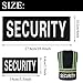 Reflektierende Security Klett Aufnäher Set Klettsticker Reflektorband Klettsticker Security Nachtsichtbarkeit Security Nylon Hook Loop Patch für Vest Tactical Hundegeschirr Weste Kragen, 2 Patches
