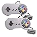 Veanic 2-Pack Replacement Controller Gamepad for SNES - Original Super Nintendo Entertainment System