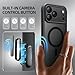 BERFY for iPhone 17 Pro Max Case, Compatible with MagSafe, Built-in Privacy Screen Protector, Camera Protection, Shockproof Full Body Phone Case 6.9