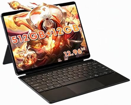 CHUWI Hi10 Max 2 in 1 Laptop Tablet 12.96", Intel Ultra 5 125U, 12GB LPDDR5 512GB SSD, AI Boost NPU, 12C/14T, Max 4.3GHz, IPS 2880 * 1920 Touchscreen, 4K Micro-HDMI, WiFi 6, BT 5.3, USB 3.2, Type C