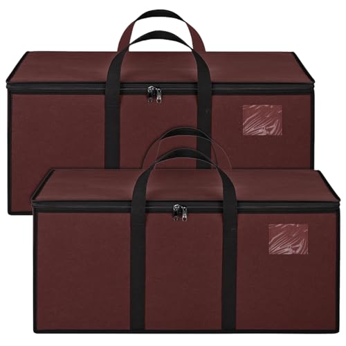 Storite 2 Pack Jumbo Super-Size 81 L Canvas Heavy Duty Storage Bag