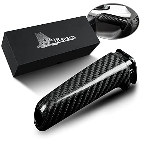 AIRSPEED Carbon Fiber Car Handbrake Cover Grip Handle Lever for BMW 1 2 3 4 Series F30 F10 F20 F21 F34 GT F32 F33 M3 M4 F80 F82 Accessories, Not for E Series Cover