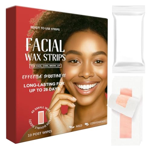 Ccuzs Gesichtswachsstreifen für Gesicht, Kinn, Oberlippe