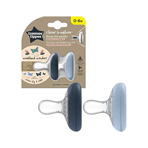 image for Tommee Tippee Woodland Wonders Breast-Like Baby Pacifier | BPA-Free, S