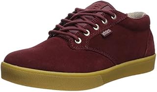 Etnies Men's Jameson MID Crank Skate Shoe, Burgundy/Gum, 8.5 Medium US