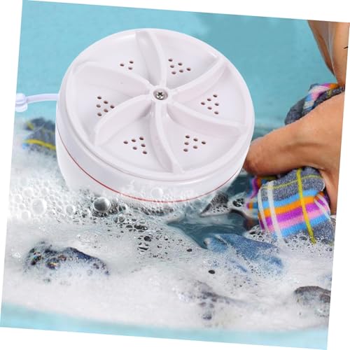 Veemoon 3pcs Mini Ultrasonic Washing Machine Portable Clothes Washer Travel Washer Compact for Camping and Outdoor Use - Image 8