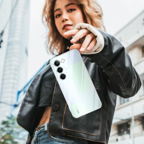 Image of Jkobi Silicone Back Cover Case for Realme P4 Lite 5G | Realme Narzo 100 Lite 5G (Clear Shockproof Case with Camera Protection | Soft and Flexible | Transparent)