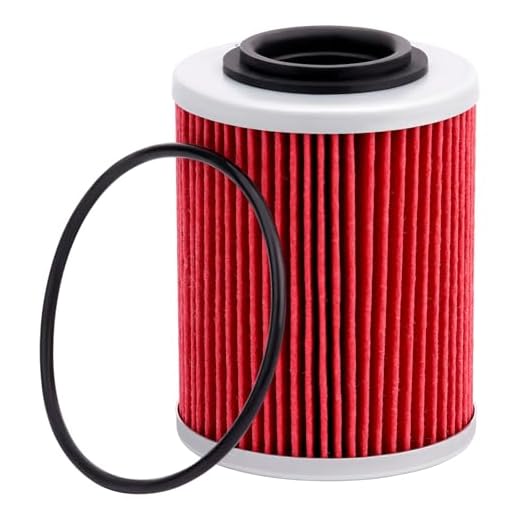 AHL 1 Stück Motorrad-Ölfilter 420956123 420956120 Kompatibel mit Can-Am Maverick X3 RR 4x4 XRC Turbo DPS 2020-2022/X3 RR 4x4 XRC Turbo DPS 64 72 2022-2024/X3 RR 4x4 XRS SMART-SHOX Turbo 2021-2024
