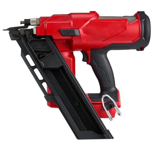 YIBEIW Framing Gun fits Milwaukee 2745-20 M18 Fuel 30-Degree Cordless Framing Nailer with Pivoting Rafter Hook -Bare Tool