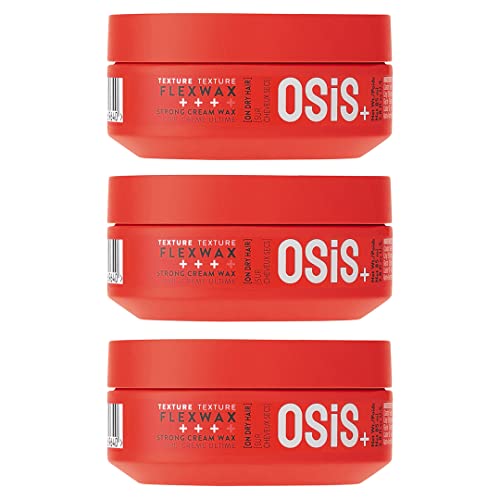 Schwarzkopf Professional - OSIS+ Lot de 3 Flexwax 85ml Cire Creme Ultime