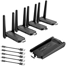 MINIX Wireless HDMI-Plug and Play- Multi-Screen,Expansion,1080p,164FT/50M,WiFi 5G/60Hz,Adapter for Monitor,Laptop Wireless HDMI 4RX*1TX
