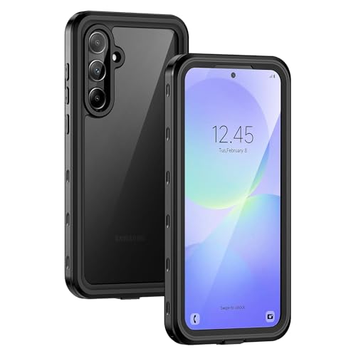Lanhiem for Samsung Galaxy A36 Phone Case, IP68 Waterproof Dustproof, Built-in Screen Protector, Rugged Full Body Shockproof Protective Cover for Samsung A36 6.7
