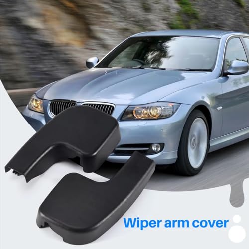 Cache-écrous d'essuie-glace rigide OEM 61617138990 pour BMW E90 E91 E92 E93 de qualité supérieure - 5