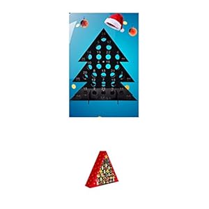 Adventskalender unbefüllt aus Plexiglas für 24 Miniaturen + Adventskalender Elztalbrennerei Weis Edelobstbrände & Liköre…