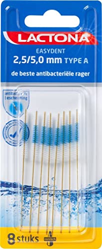 Lactona Easydent A 2.5-5 mm zonder Houdertje, 8 Stuk