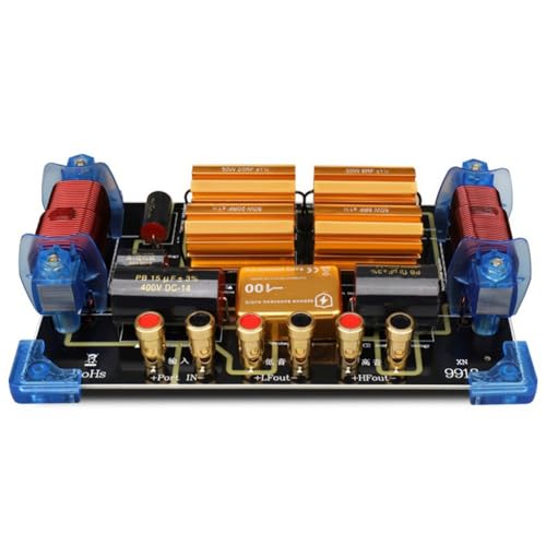 ikafxn ハイローワン2ウェイスピーカークロスオーバー1800W高出力2周波数分割器15インチ/18インチスピーカー用