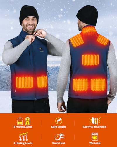 Heated Vest for Men and Women: Windproof and Electric - Battery Not Included