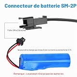 Unikeen chargeur USB 3,7 V prise SM-2P pour batterie lithium photo 4