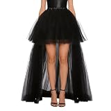 Beipegin Falda Tul Mujer Tutu Ballet Larga Falda Ballet Princesa Vestido Fiestas de Navidad Halloween Carnaval