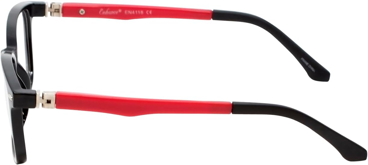 Calabria Enhance 4118 Kids Panthos Reading Glasses Blue Light Filter or Clear Lens Girls Boys