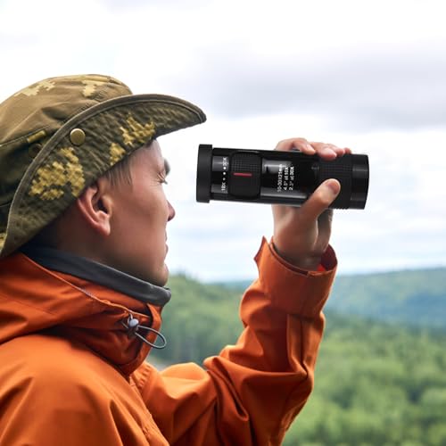 Monoculaire de poche zoom 10-30x pour observer la nature nette