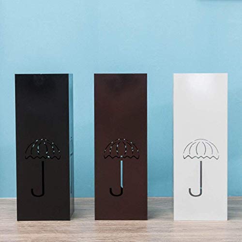 Support de stockage de parapluie robuste en fer forgé géométrique - 5