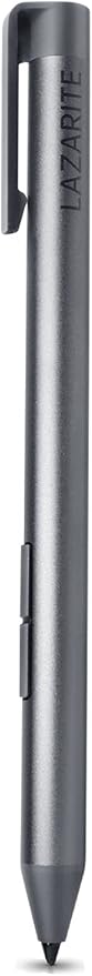 LAZARITE M Pen Grijs, Actieve Stylus voor Microsoft Surface, Lenovo Flex 5/14, Yoga 7i/9i, Hp Envy x360/Pavilion x360/Spectre x360, 4096 Drukgevoeligheid, Palm Afwijzing, Tilt Ondersteuning