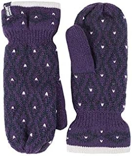 Heat Holders - Womens Warm Fleece Lined Thermal Cold Weather Knit Winter Mittens