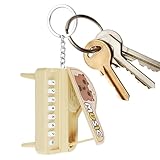 Piano Keychain Funcional con Teclas,Accesorios para Llaves De Coche,Mini Piano Electrónico De Juguete - para Niños Estudiantes Amantes De La Música Coleccionistas Viajeros Cumpleaños Vacaciones Viaje